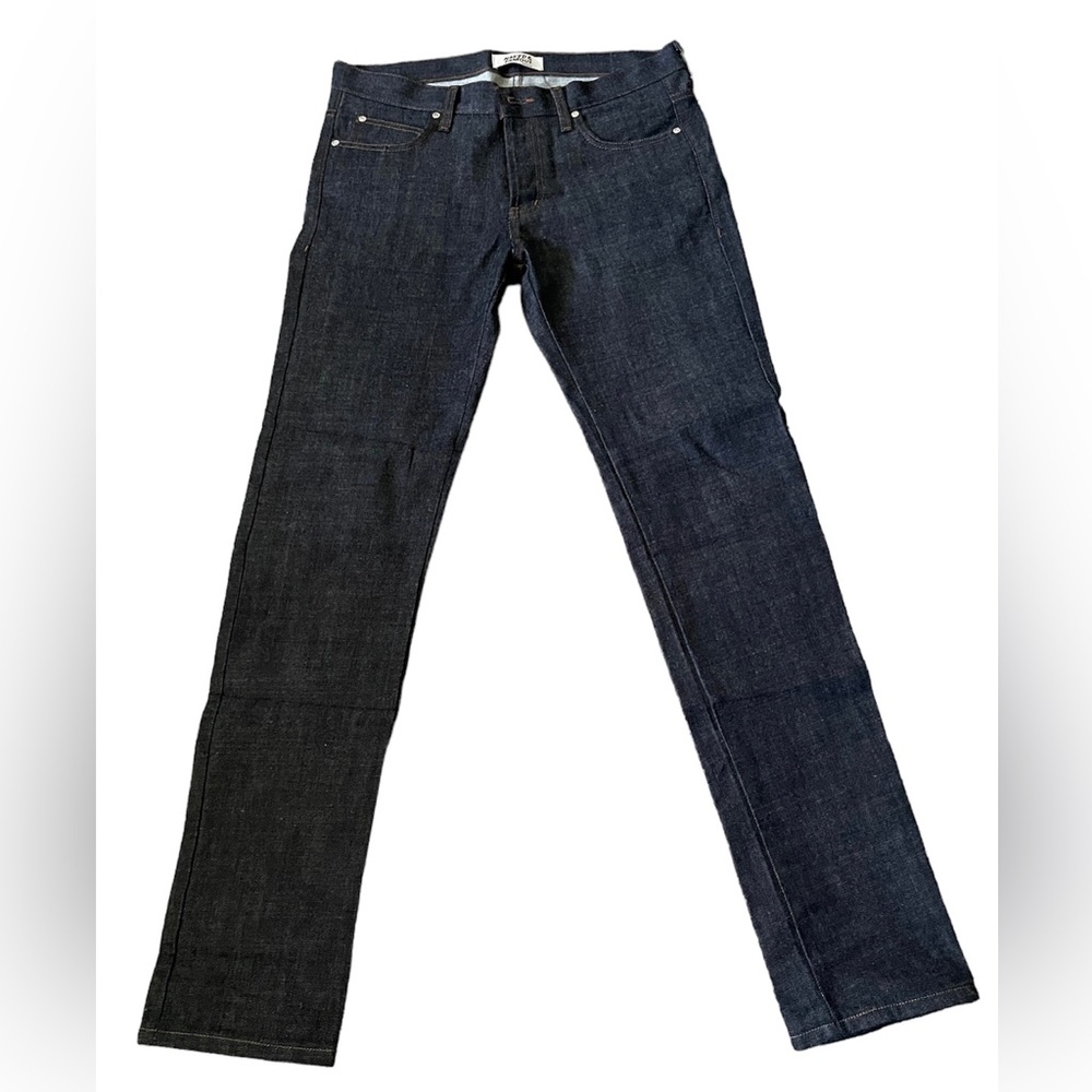 Naked and Famous Super Guy Classic Slub men’s raw denim jeans size 34